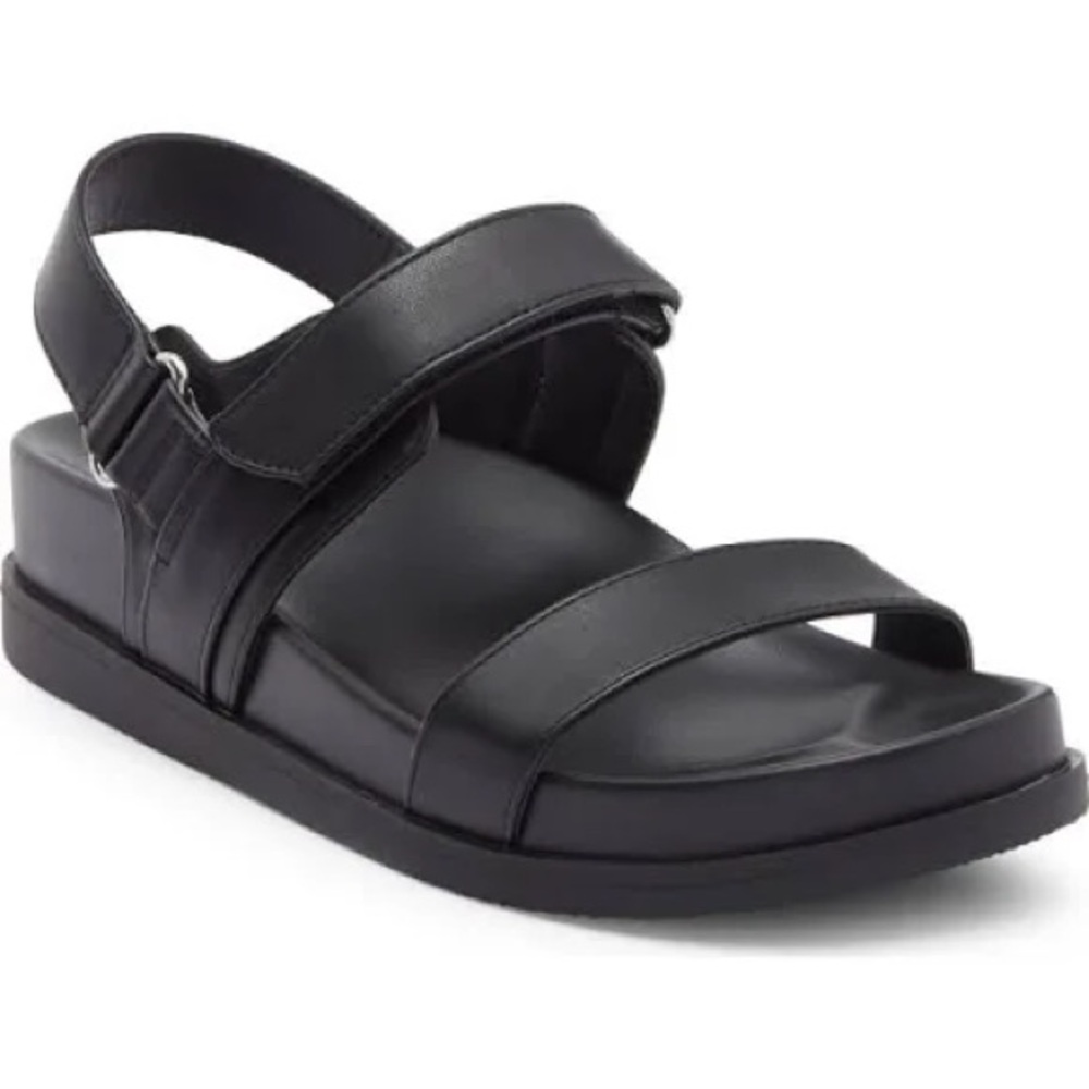 DV by Dolce Vita women footbed sandal-Black, US Size 6M